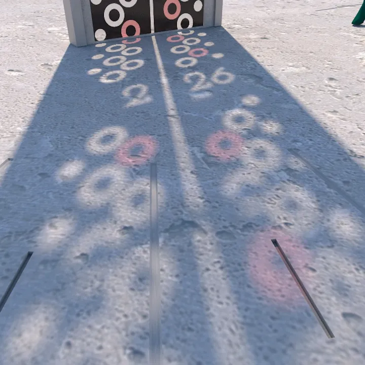 prototype detail render of sundial shadow made with transparent screens