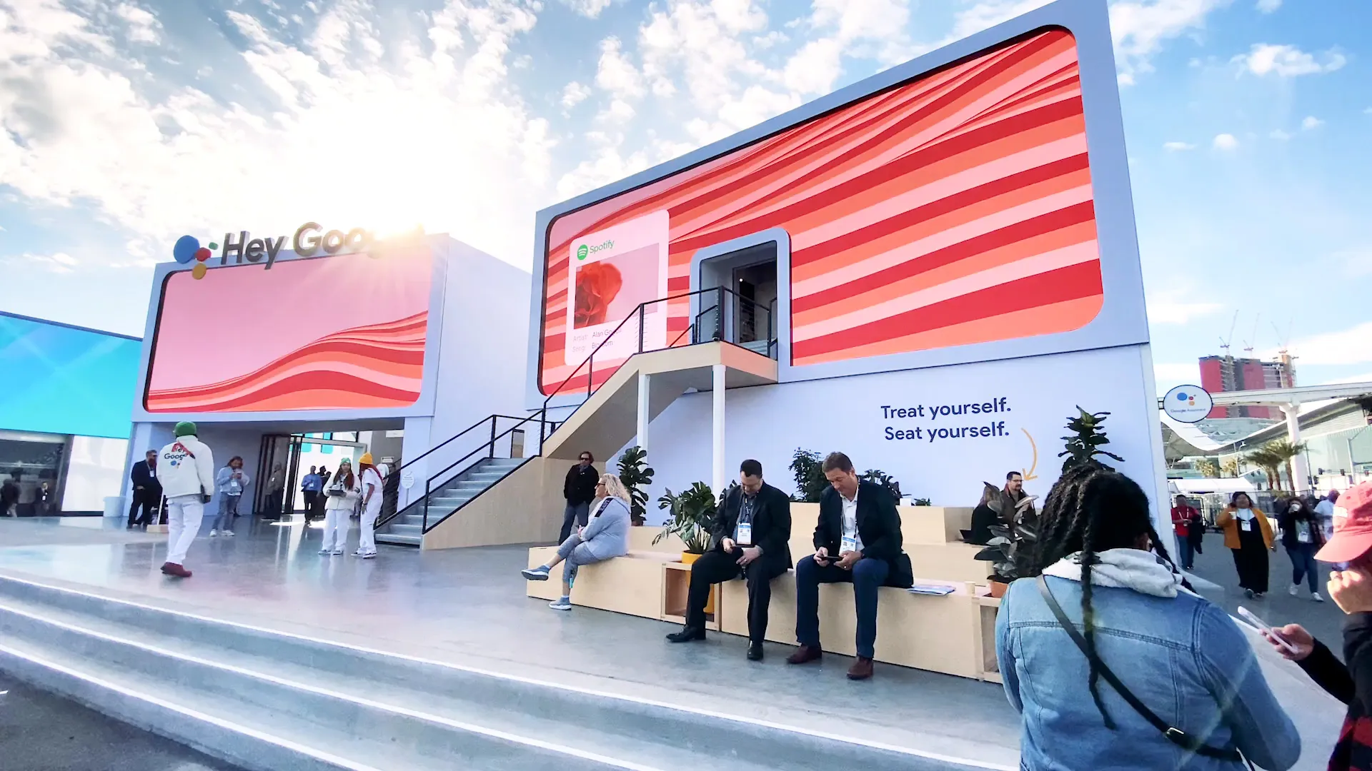 A dynamic video application for Google's Playground outdoor screen @ CES 2018, 2019 and 2020